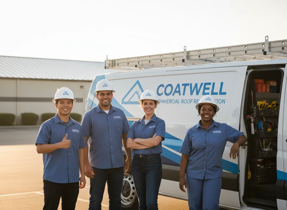Commercial roof coating company in Almena, WI